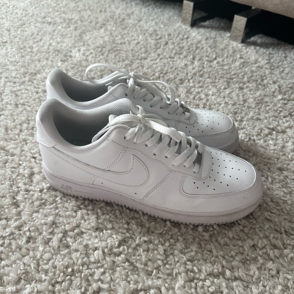 Men’s White Air Force 1’s